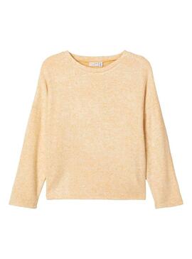 Pullover Name It Victi Giallo per Bambina