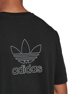 T-Shirt Adidas Bf Nero per Uomo