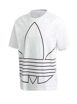 T-Shirt Adidas Big Trefoil Bianco per Uomo