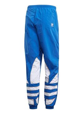 Pantaloni Adidas Big Trefoil Blu per Uomo