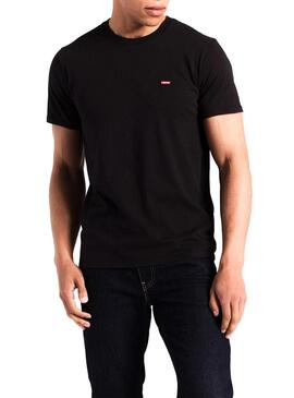 T-Shirt Levis Basic Nero per Uomo