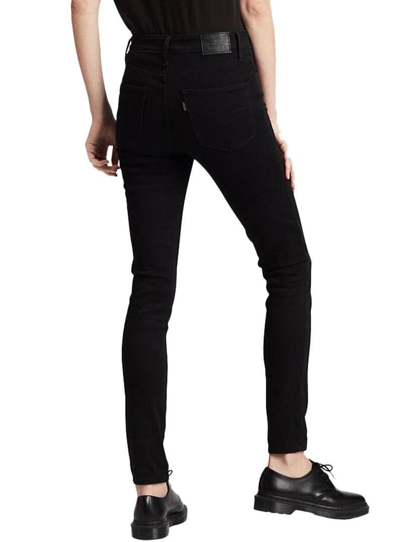 Jeans Levis 721 Nero per Donna