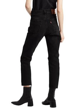 Jeans Levis 501 Nero per Donna