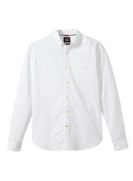 Camicia Oxford Bianco per Uomo