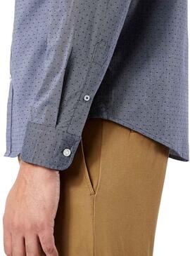 Camicia Dockers Topos Blu per Uomo