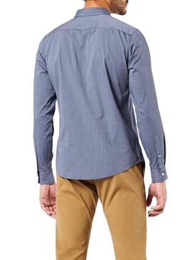 Camicia Dockers Topos Blu per Uomo