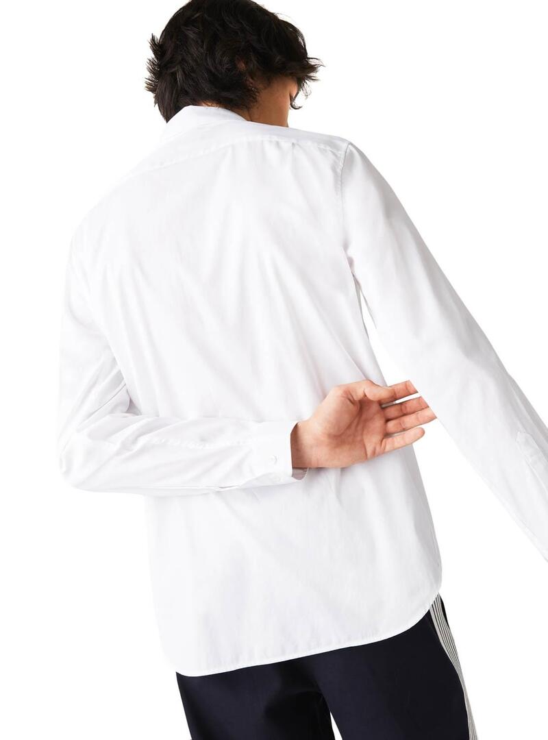 Camicia Lacoste Basic Bianco per Uomo