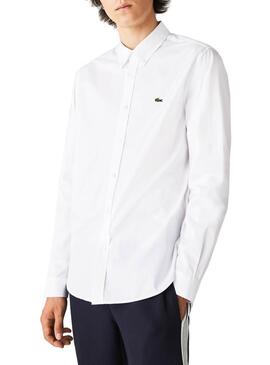 Camicia Lacoste Basic Bianco per Uomo