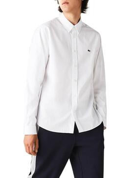 Camicia Lacoste Basic Bianco per Uomo