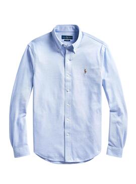 Camicia Polo Ralph Lauren Oxford Blu per Uomo