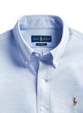 Camicia Polo Ralph Lauren Oxford Blu per Uomo