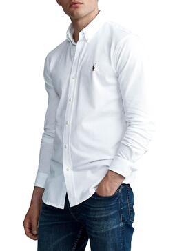 Camicia Polo Ralph Lauren Oxford Bianco per Uomo