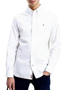 Camicia Tommy Hilfiger Oxford Bianco per Uomo