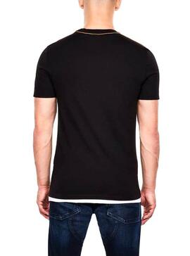 T-Shirt G Star Raw Graphic Slim Nero per Uomo