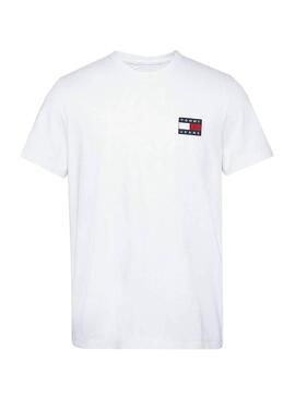 T-Shirt Tommy Jeans Big Patch Bianco per Uomo