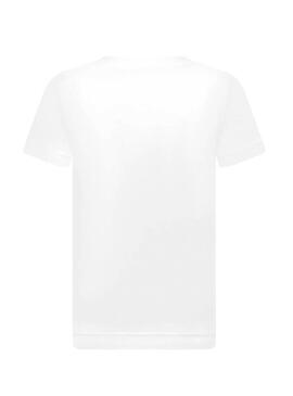 T-Shirt Levis Camo Bianco per Bambino