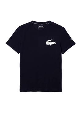 T-Shirt Lacoste Novak Blu per Uomo