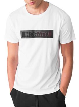 T-Shirt Antony Morato Logo bicolore Bianco Uomo