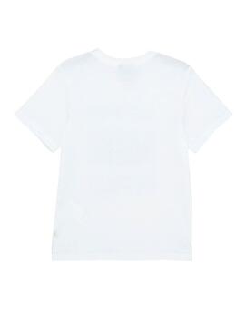 T-Shirt G-Star Raw Marchio Bianco per Bambino