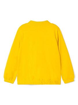 Felpa Name It Flukka Giallo per Bambina
