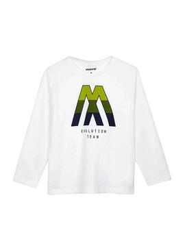 T-Shirt Mayoral M Bianco per Bambino