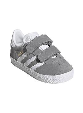 Sneaker Adidas Gazelle Mini Grigio Bambina e Bambino