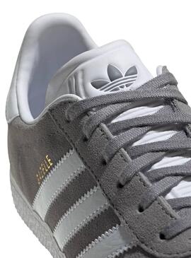 Sneaker Adidas Gazelle Grigio per Bambino e Bambina