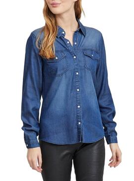 Camicia Vila Visualizza Denim per Donna