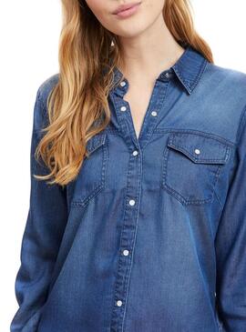 Camicia Vila Visualizza Denim per Donna