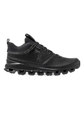 Sneaker On Running Cloud Hi Waterproof Black W