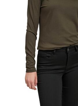 Pantaloni Vila Stay Nero per Donna