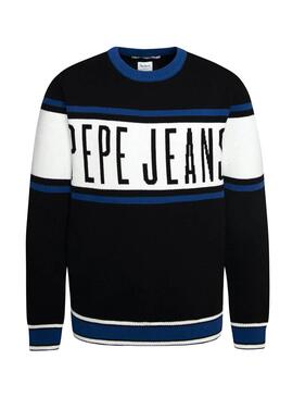Pullover Pepe Jeans Sport Nero Bambino
