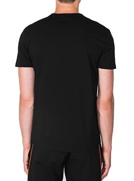 T-Shirt Antony Morato Logo bicolore Nero Uomo