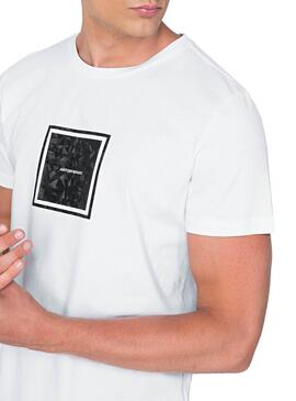 T-Shirt Antony Morato Squared Bianco per Uomo