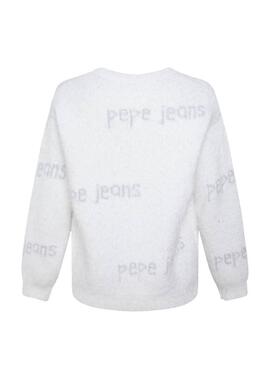 Pullover Pepe Jeans Audrey Bianco per Bambina