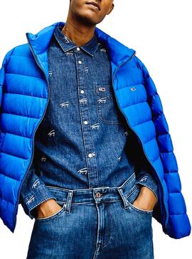 Giubbotto Tommy Jeans Packable Blu per Uomo