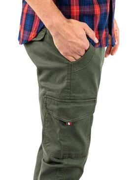 Pantaloni El Ganso Cargo Verde per Uomo