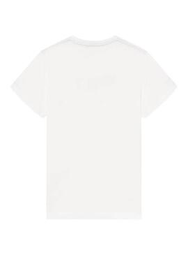 T-Shirt Hackett HKT Basic Bianco per Uomo