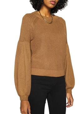 Pullover Only Laysla Camel per Donna
