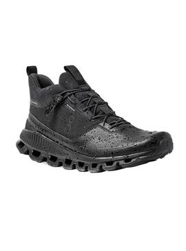 Sneaker On Running Cloud Hi Waterproof  Nero