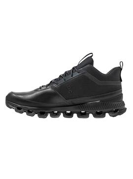 Sneaker On Running Cloud Hi Waterproof  Nero