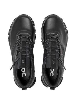 Sneaker On Running Cloud Hi Waterproof  Nero