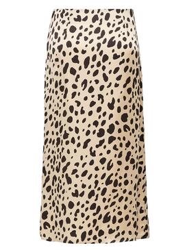 Gonna Only Mayra Animal Print Beige per Donna