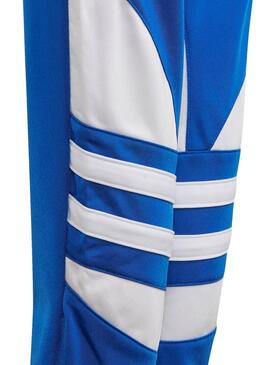 Pantaloni Adidas Big Trefoil Blu per Bambino