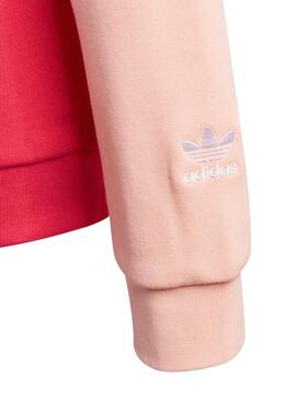 Felpa Adidas Big Trefoil Rosa per Bambina