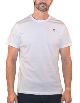 T-Shirt El Pulpo Ricamo Bianco per Uomo