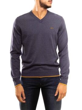 Pullover Klout Pico Blu Tinta per Uomo