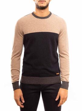 Pullover Klout Block Blu Blu Navy per Uomo