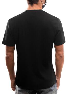 T-Shirt Etichetta biologica Klout Negra per Uomo