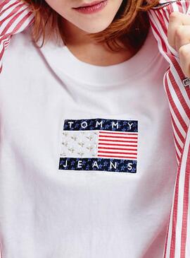 T-Shirt Stella Tommy Jeans Blazer Bianco Donna